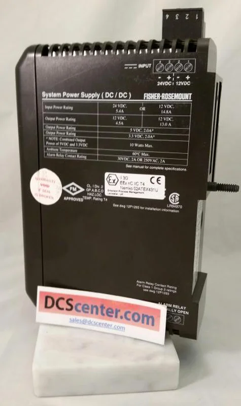 Emerson KJ1501X1BC1 DeltaV DCS Control System Modules