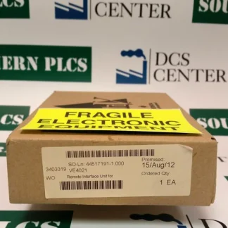 Emerson VE4021 DeltaV DCS Control System Modules