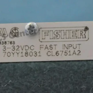 Emerson CL6751A2 Fisher Valves Control Valves
